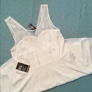 Express white dress